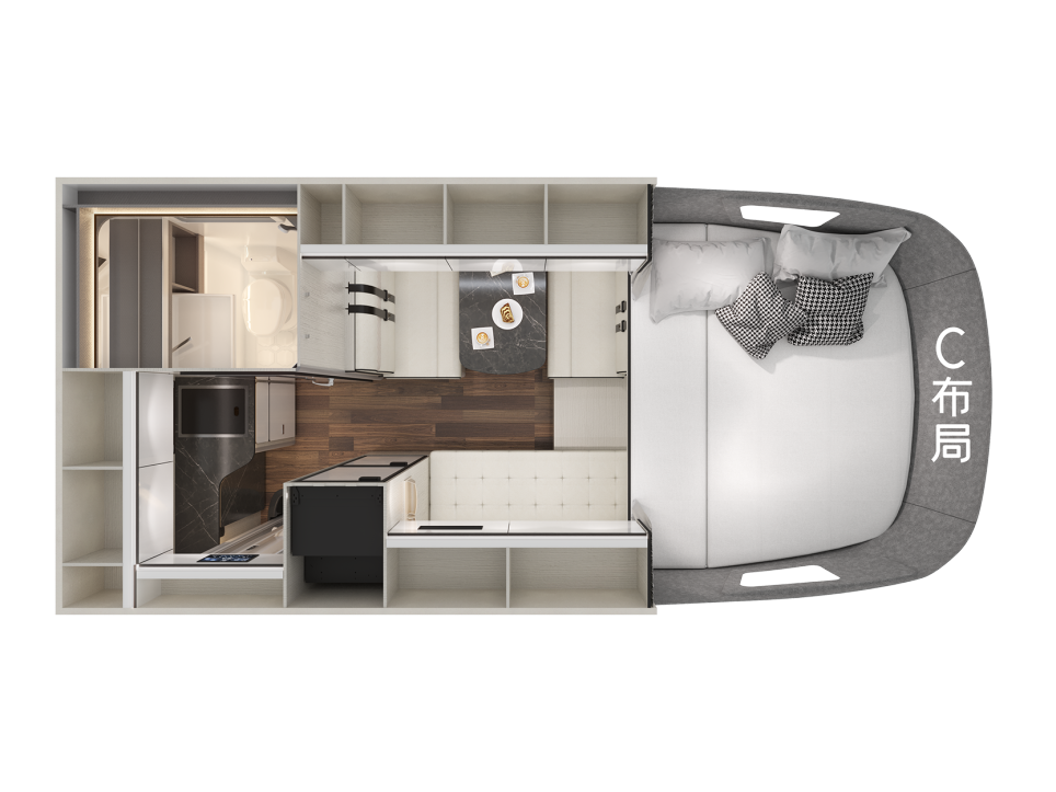 自由炮系列房車布局盤點，總有一款適合你！